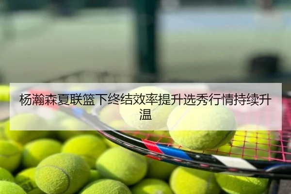 杨瀚森夏联篮下终结效率提升选秀行情持续升温